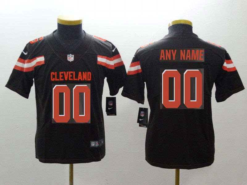 Youth Cleveland Browns Custom Brown Nike Vapor Untouchable Playe NFL Jerseys